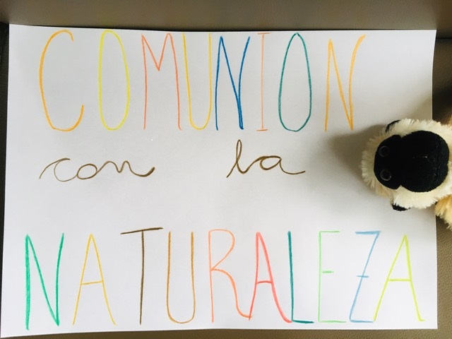 Cartel comunion con la naturaleza